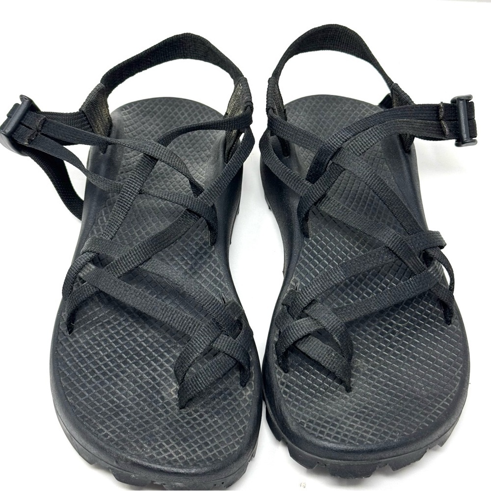 Chaco ZX/2 Classic Black Strappy Sport Sandals Women’s Sz 8 - Picture 2 of 4